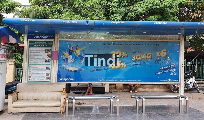 Dịch vụ Quảng cáo nhà chờ xe bus tại Hà Nội sáng tạo thu hút ánh nhìn