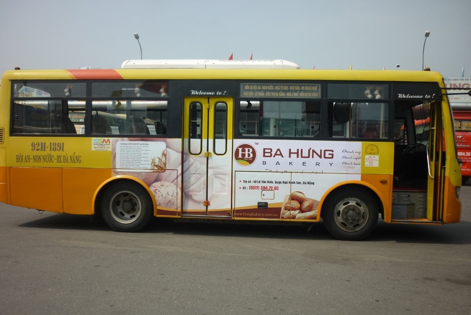 Báo giá Báo giá quảng cáo trên xe buýt miền Trung