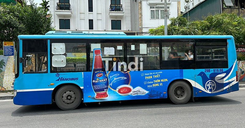 Dịch vụ Chiến dịch quảng cáo trên xe bus tại Hà Nội