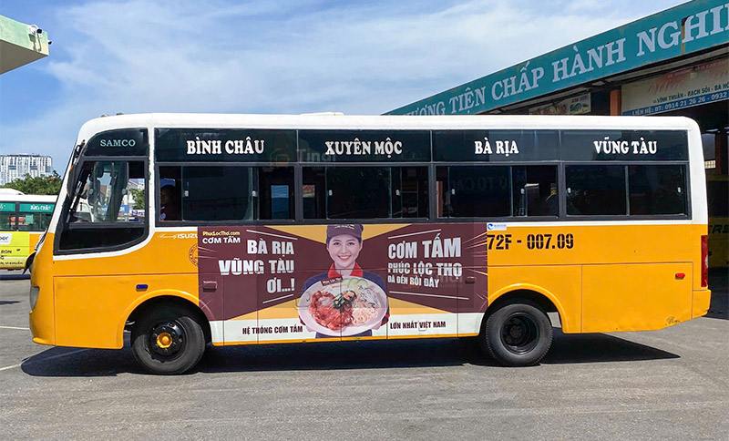 5 Hình Thức Quảng Cáo Xe Buýt Phổ Biến Nhất Hiện Nay Hình thức quảng cáo thân xe bus Vững Tàu