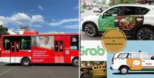 So sánh quảng cáo xe buýt và taxi