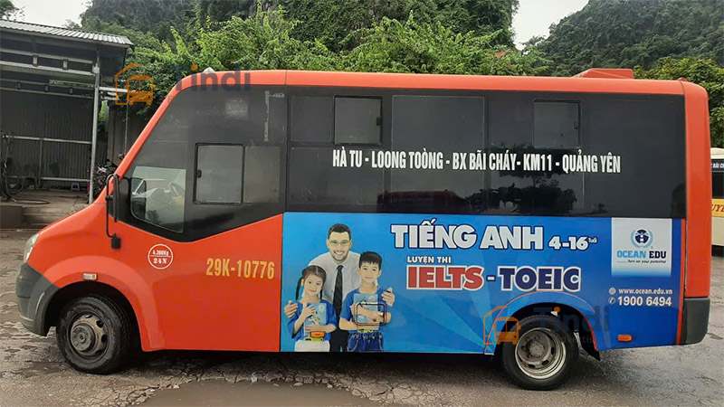 Quảng cáo xe buýt tại Quảng Ninh – Phủ sóng thương hiệu dọc di sản Vịnh Hạ Long Tindi Bus Ads luôn đồng hành cùng doanh nghiệp cho các chiến dịch quảng cáo xe bus Quảng Ninh