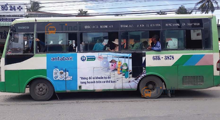 Quảng Cáo Xe Buýt Tại Tiền Giang – Chiến Lược Marketing Ngoài Trời Đột Phá Bảng giá quảng cáo xe buýt Tiền Giang của Tindi Bus Ads giúp doanh nghiệp dễ theo dõi chi phí theo từng hình thức