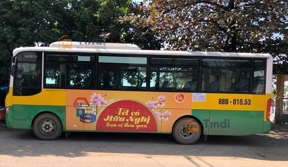 Báo giá quảng cáo xe buýt tại Vĩnh Phúc phụ thuộc vào hình thức quảng cáo, số lượng xe