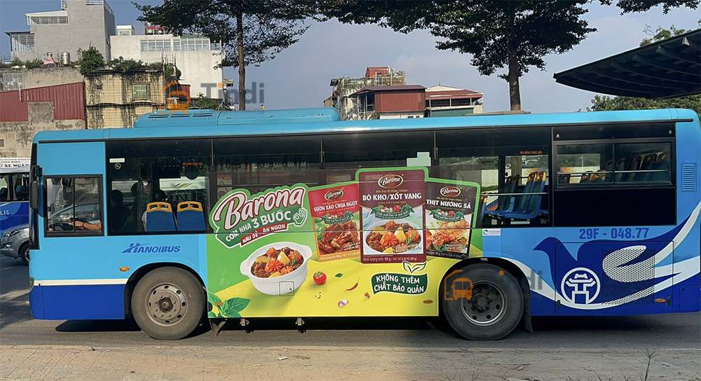 Quảng cáo xe bus - Tindi Bus Ads