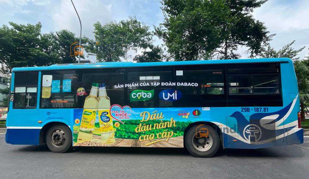 Quảng cáo xe bus - Tindi Bus Ads