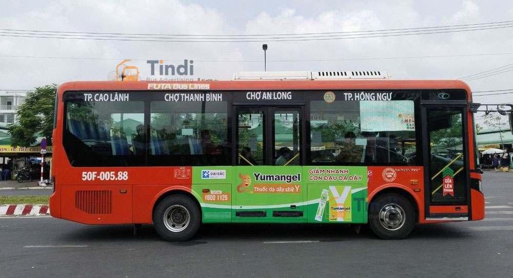 Quảng cáo xe buýt tại Đồng Tháp – giải pháp ooh chi phí tối ưu, phủ sóng toàn tỉnh cho thương hiệu Tindi Bus Ads triển khai quảng cáo trên xe buýt Đồng Tháp theo quy trình 6 bước chuẩn hóa, đảm bảo chiến dịch diễn ra nhanh chóng